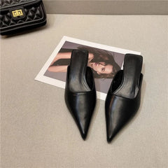 Casual Solid Color Heels String Bead Sandals Woman Pantofle Shale Female Beach Luxury Soft Flat Sabot Slippers