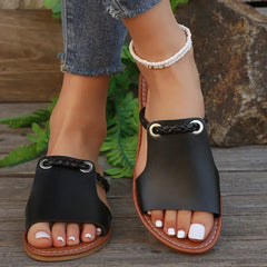 Flat Casual Slippers Woman Dress Sandals Beach Bohemian Shoes Femme Home Slides