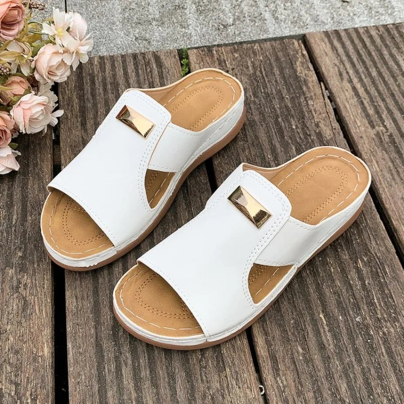 Sandals Ethnic Style Shoes Wedges Heels Casual Comfortable Gladiator Sandals Women