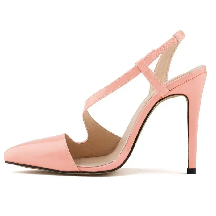Sandals Style Pointed Toe Stilettos High Heels Large Size Party Wedding Shoes Female Sandals