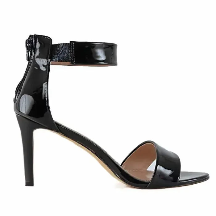Sandals Stilettos 9cm Sexy Open Toe High Heels Buckle Thin Heel Ankle Strap Pumps Party Dress Wedding Shoes