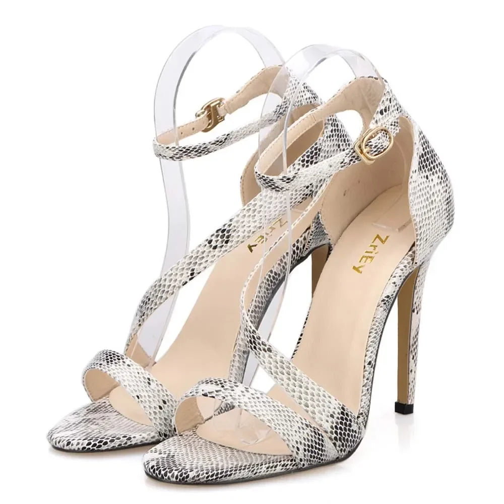 Strappy Sandals Slingback Sexy Open Toe Ankle Straps High Heels Stilettos Suede Wedding Heeled Dressy Party Shoes