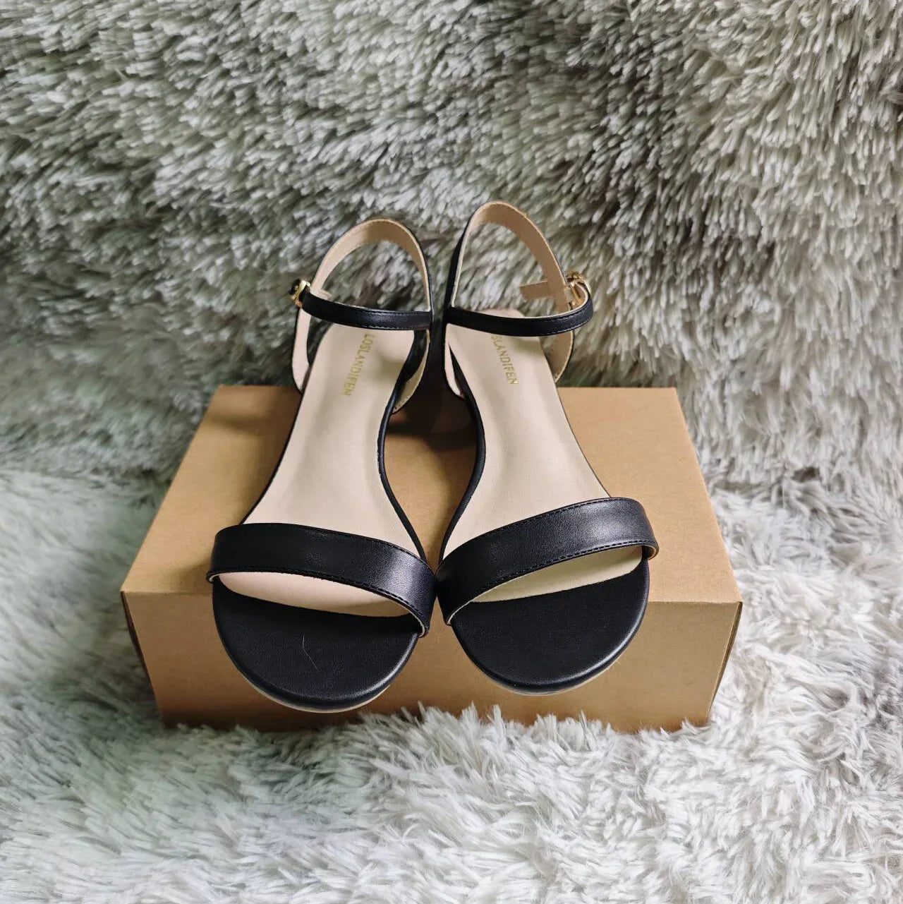 Wedge Sandals Low Heels Open Toe Comfort Strappy Dress Ankle Strap High Heeled Casual Walking Party Wedding Shoes