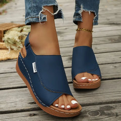 Wedge Sandals Sandals Open Toe Breathable Sandals Comfortable Buckle Woman Shoes Slides Women