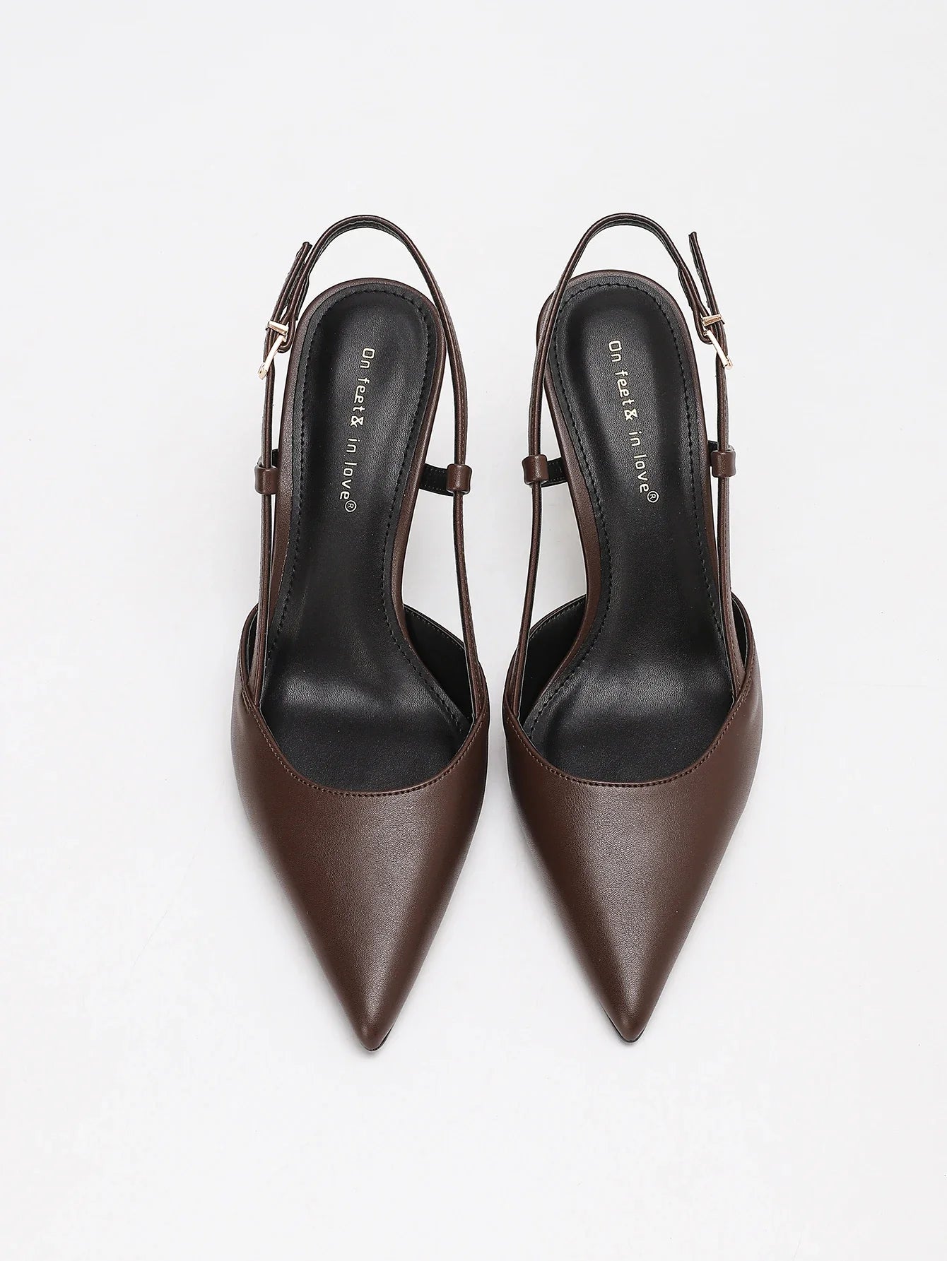 Brown SlingbackHeels