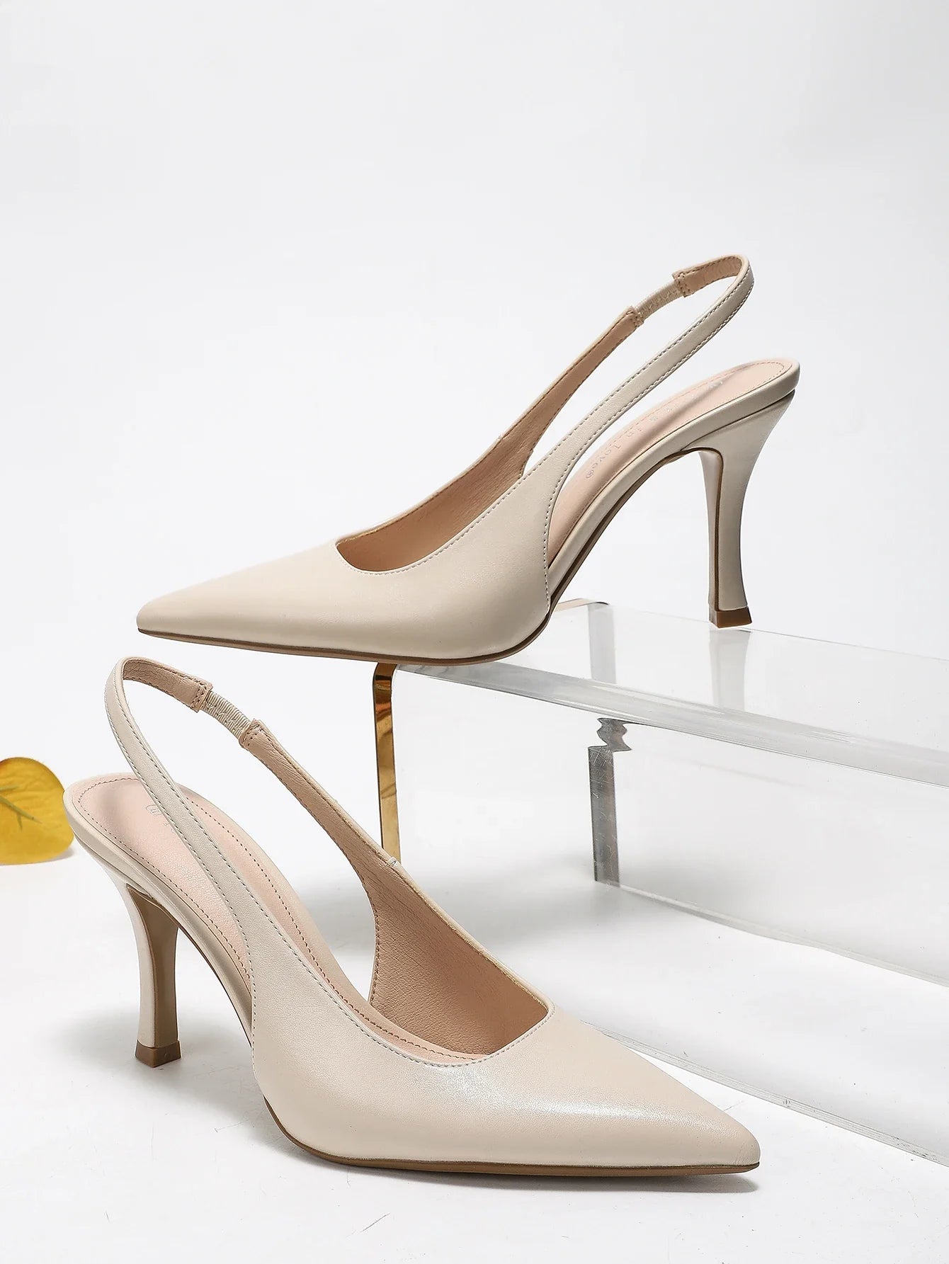 Elegant Pointed ToeSlingback Pumps