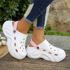 Chunky Platform Sandals Thick Sole eva Clogs Garden Shoes Non Slip Beach Slippers