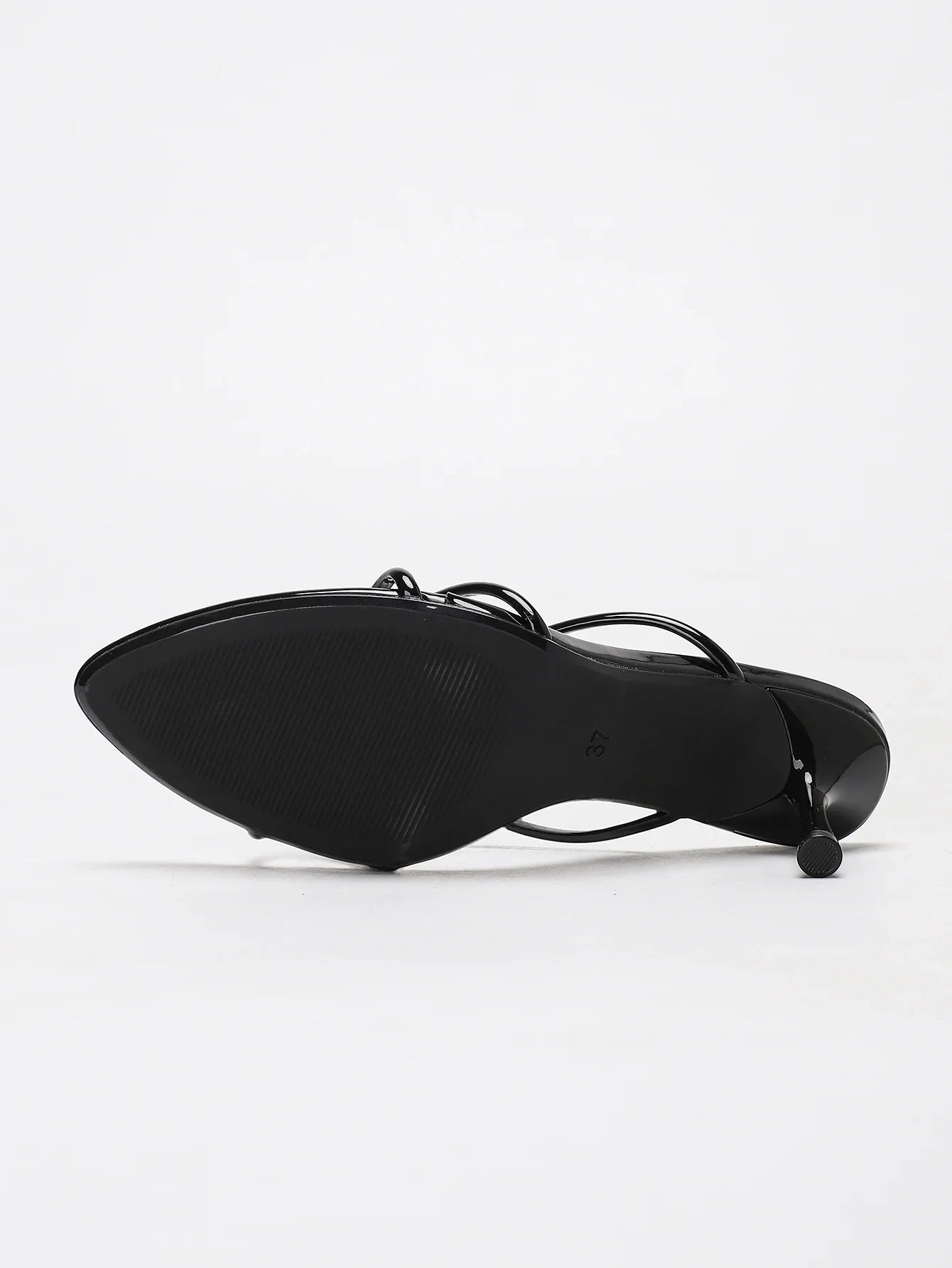 Fashion-Elegant Patent Leather Slip-On Stilettos - Comfortable Simple & Versatile