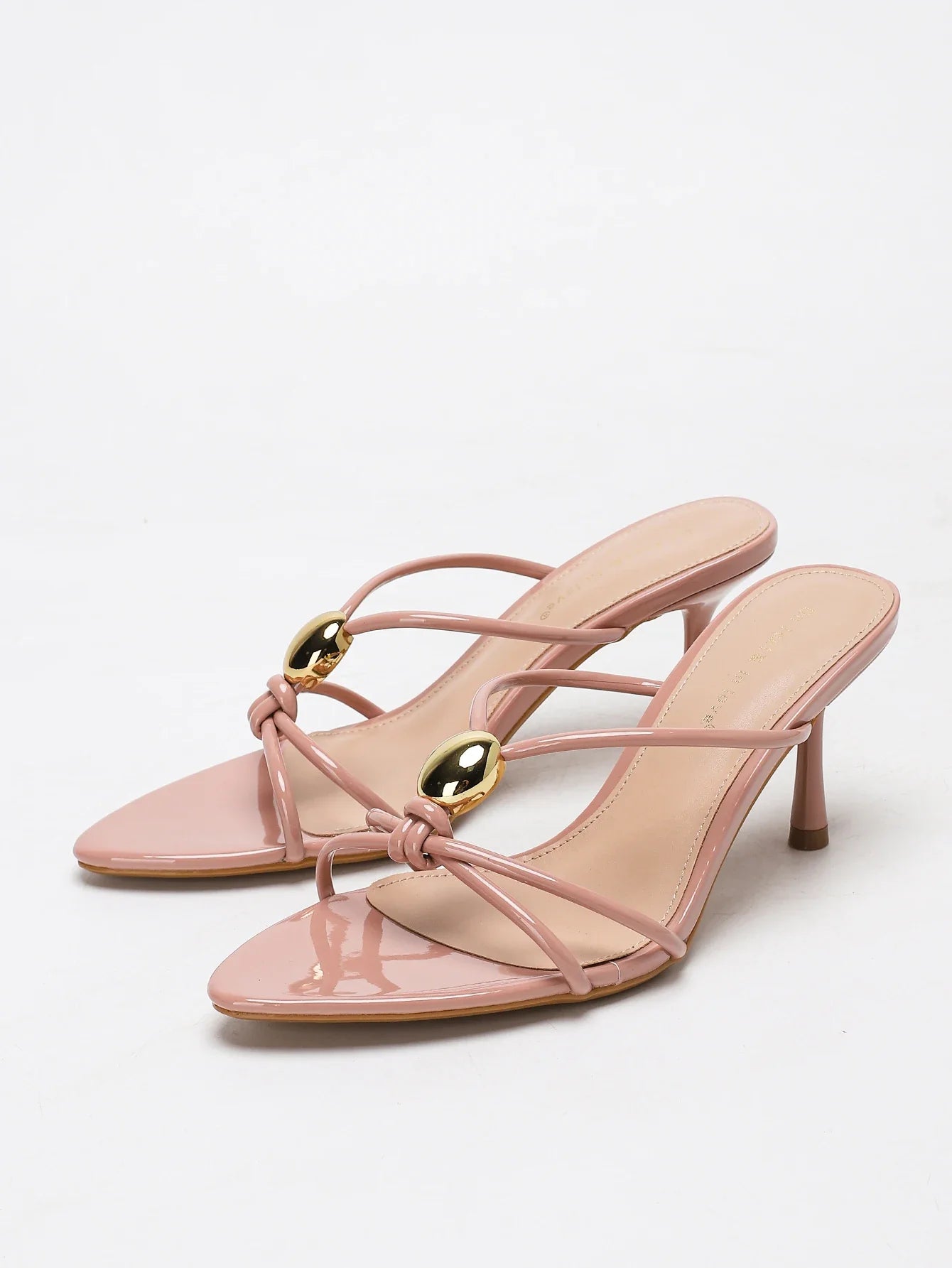 Fashion-Elegant Patent Leather Slip-On Stilettos - Comfortable Simple & Versatile