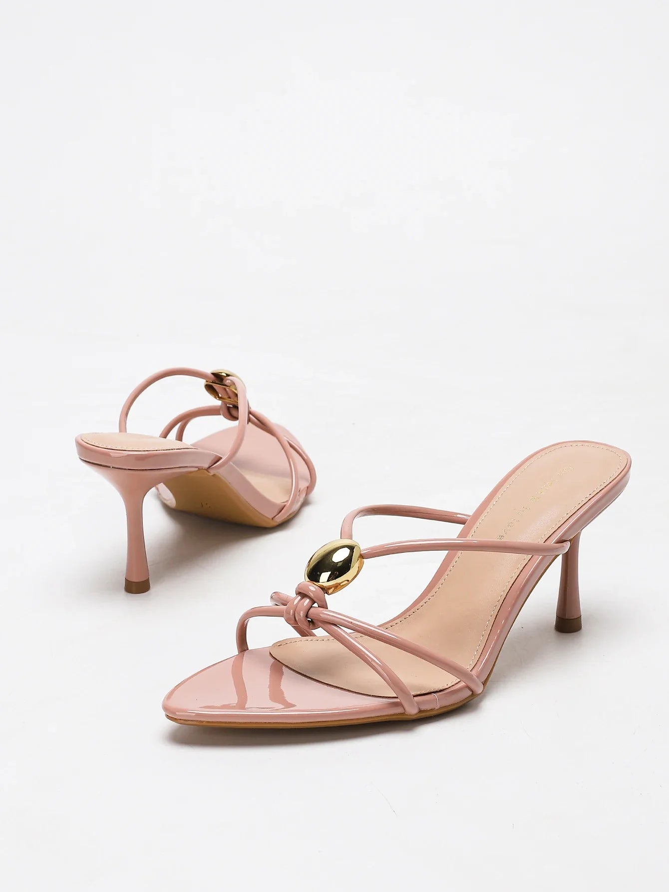Fashion-Elegant Patent Leather Slip-On Stilettos - Comfortable Simple & Versatile