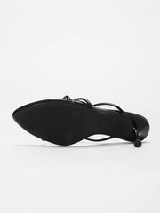 Fashion-Elegant Patent Leather Slip-On Stilettos - Comfortable Simple & Versatile