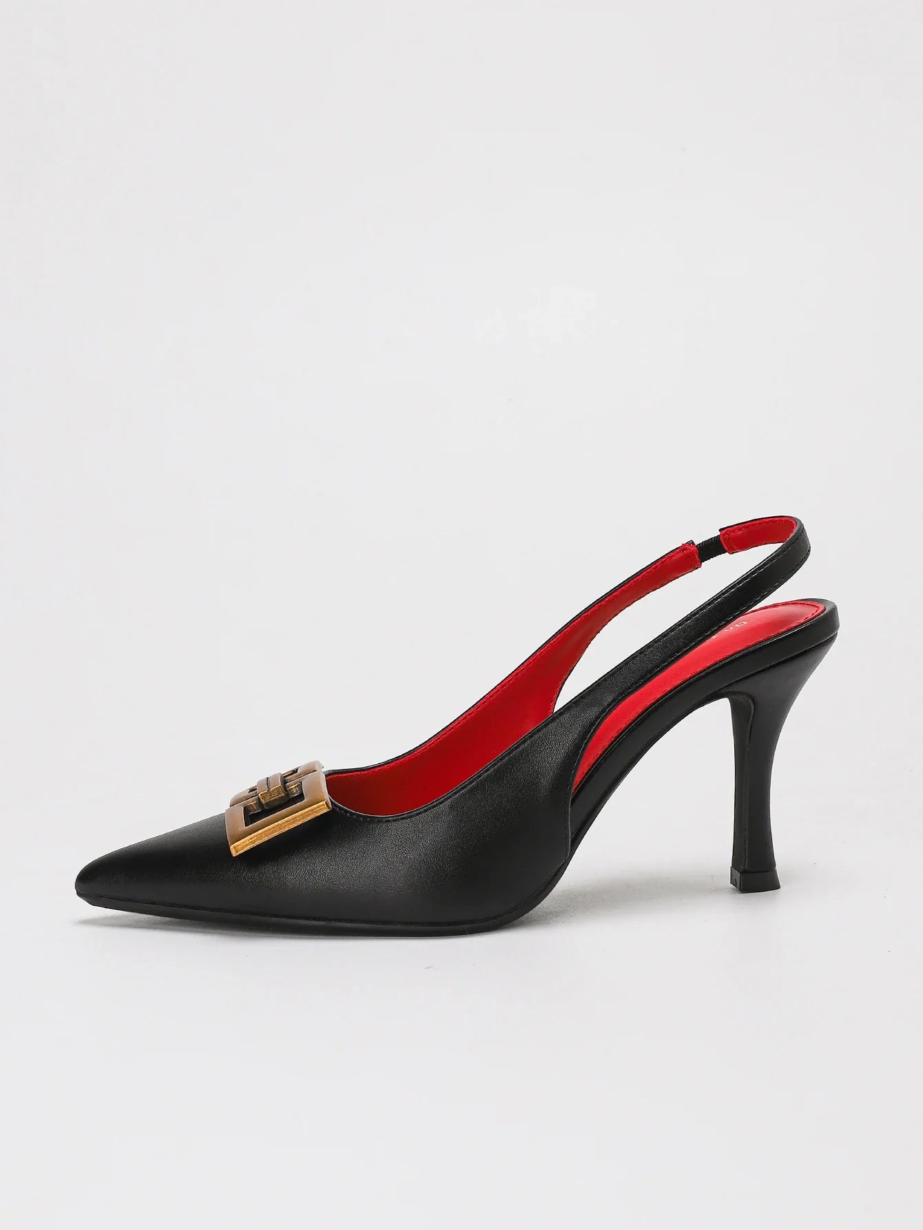 Square Buckle Stiletto Heels