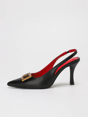 Square Buckle Stiletto Heels