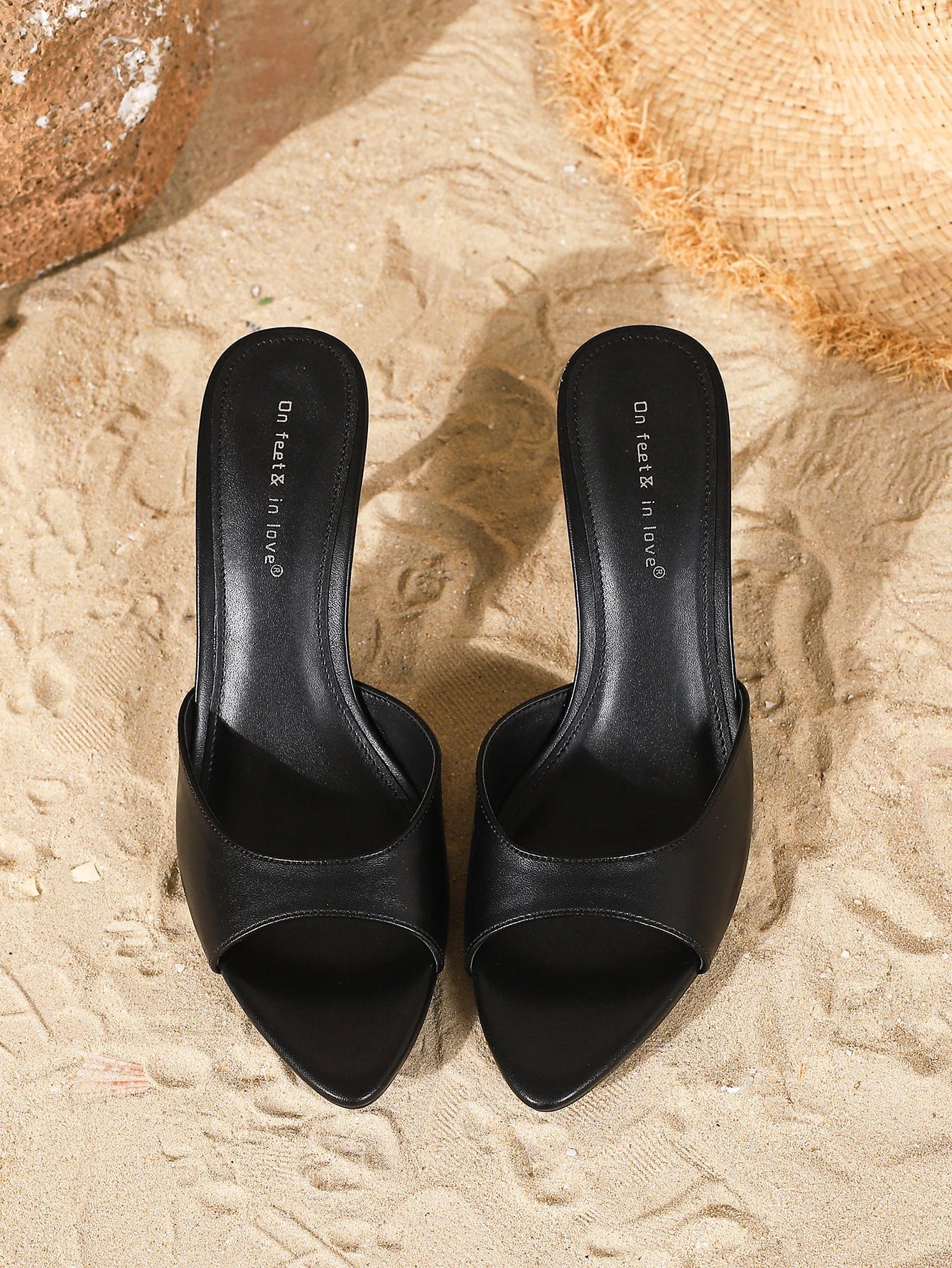 Sandals Elegant High Heels Banquet Open-Back Heels