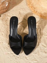 Sandals Elegant High Heels Banquet Open-Back Heels