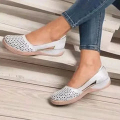 Flat Round Toe Sandals Retro Button Sandals Comfy Mary Jane Comfortable Shoes Plus Size 43