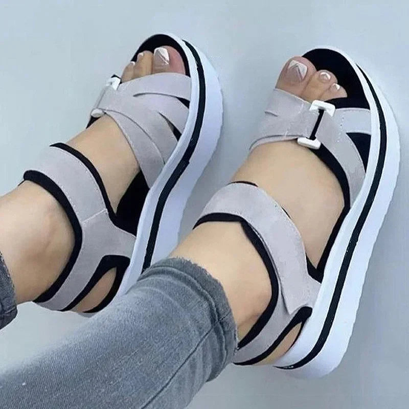 Wedges Platform Sandals Woman Casual Sandals Heeled Shoes Female Footwear Wedges Shoes