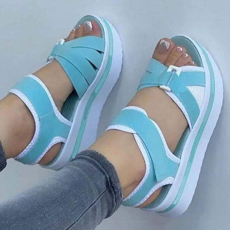 Wedges Platform Sandals Woman Casual Sandals Heeled Shoes Female Footwear Wedges Shoes