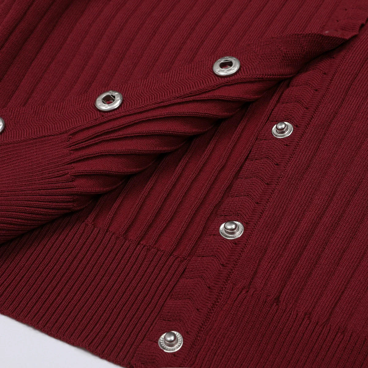 Jackie Wine Ribbed Knit Cardigan & Maxi Dress Set