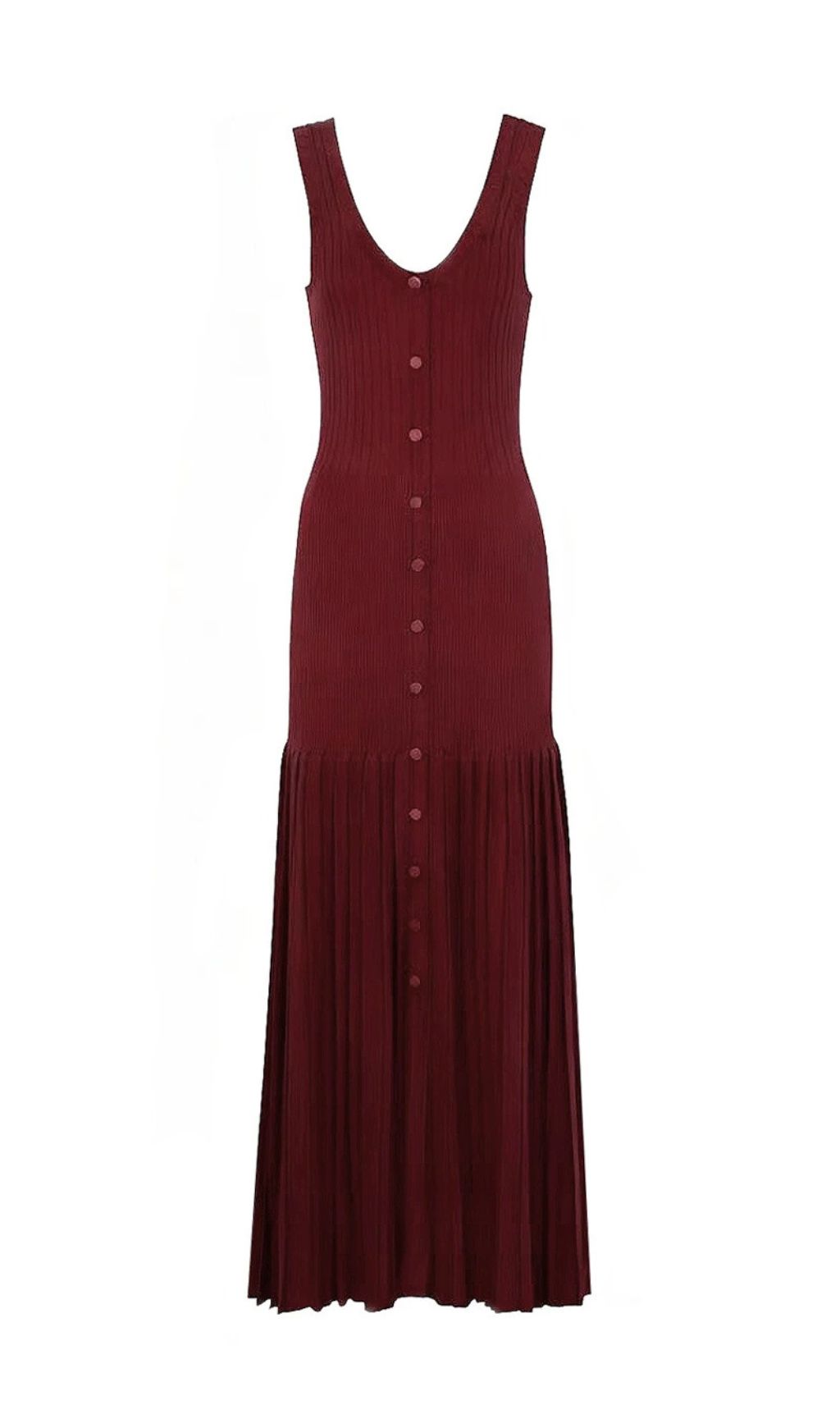 Jackie Wine Ribbed Knit Cardigan & Maxi Dress Set