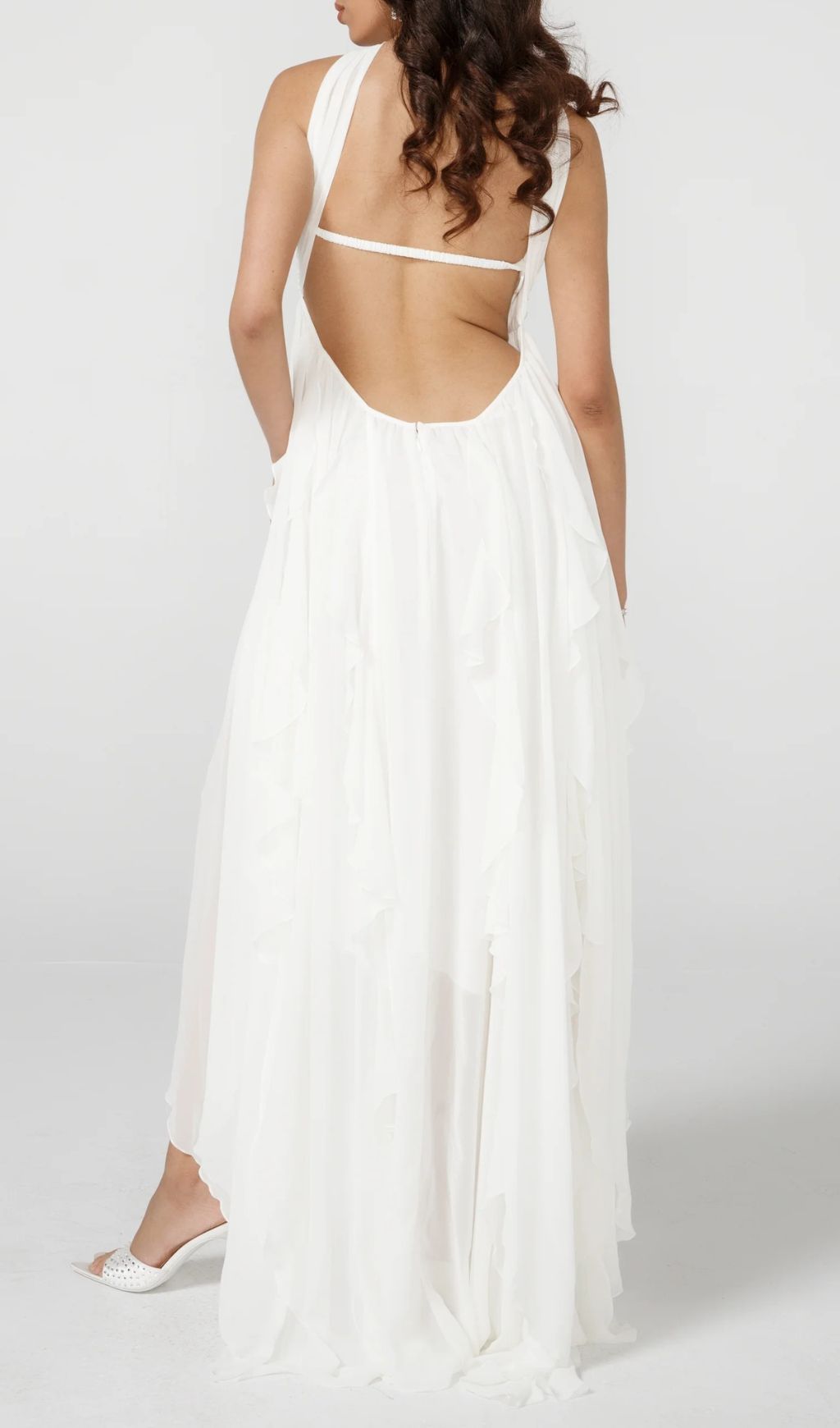 Frayne Ethereal White Layered Maxi Dress