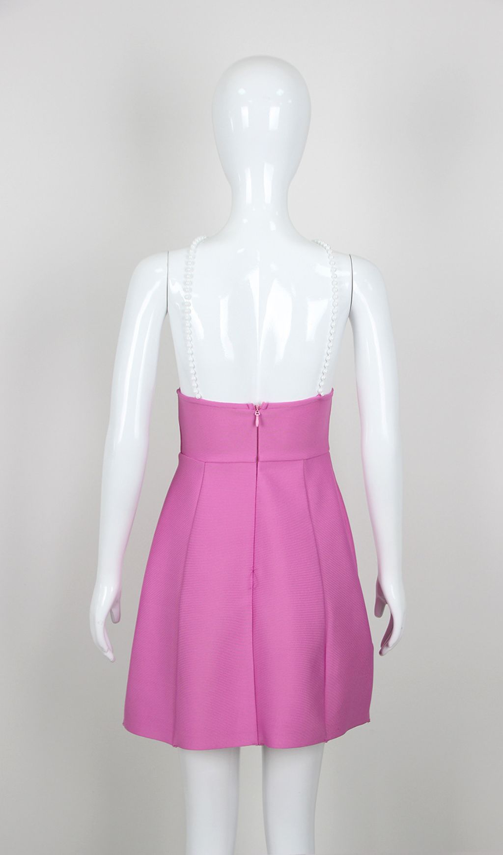 Jovanna Lavender Pearl & 3D Rose Mini Dress