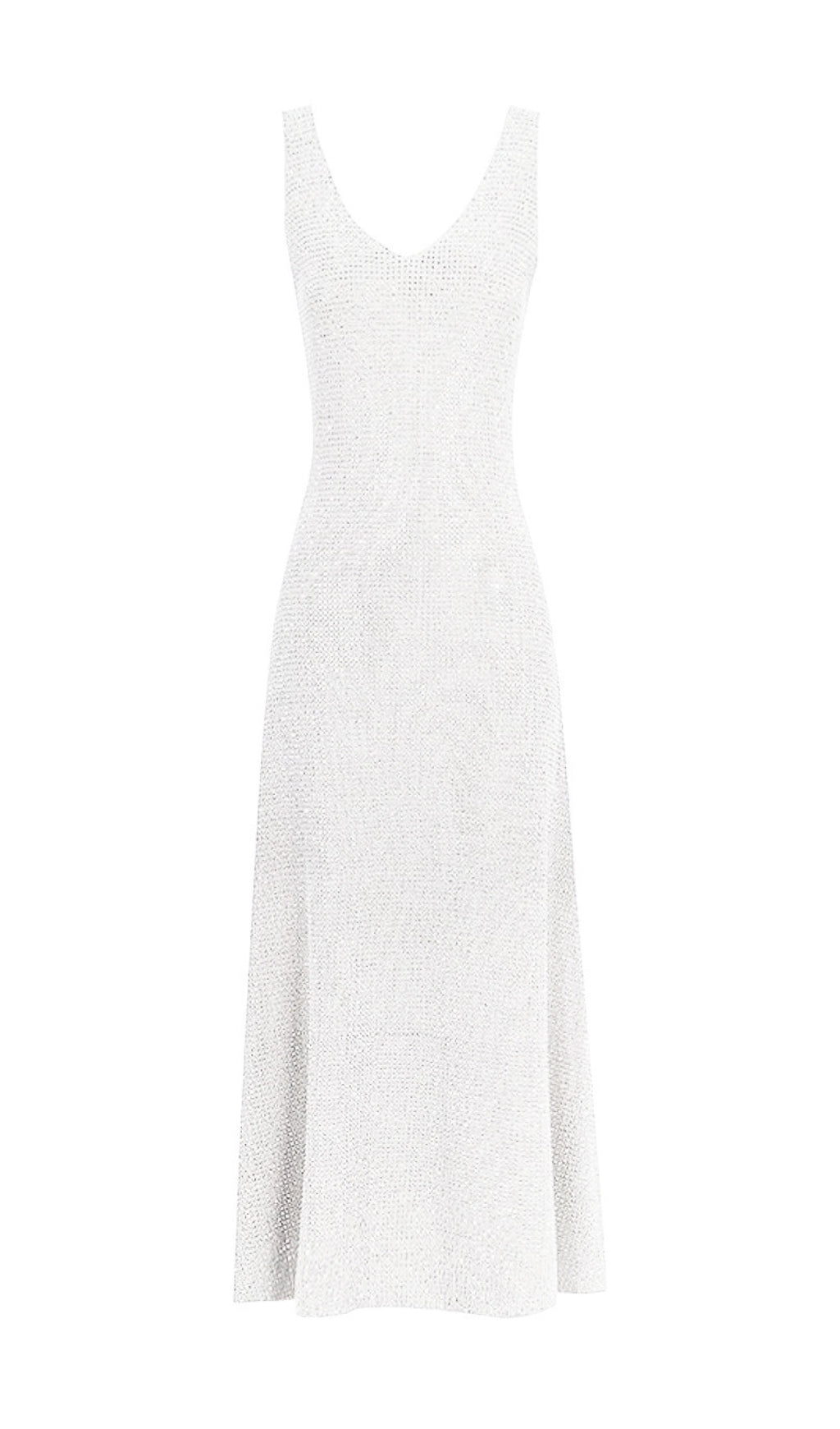 Elin Shimmering Diamond Embellished Maxi Dress