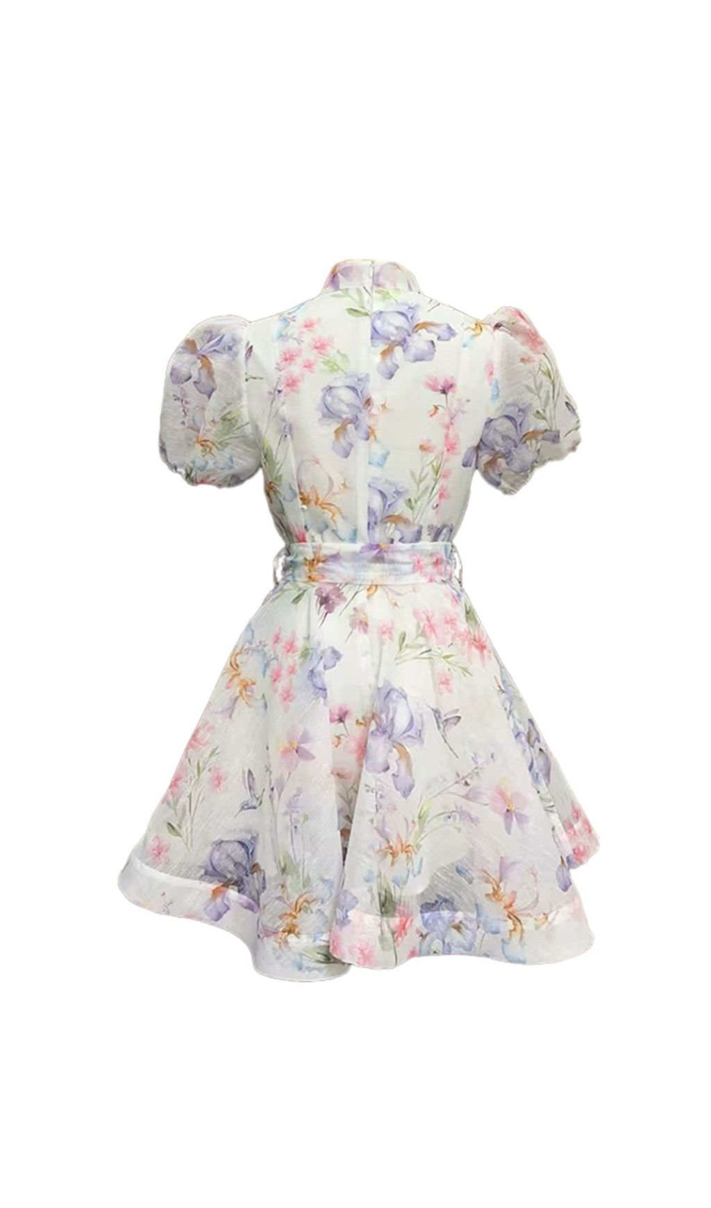 Fouad Floral Puff Sleeve Mini Dress