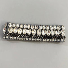 Grete Luxe Strapless Diamante Bandage Maxi Gown