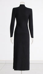 Isai Black Statement Buckle Maxi Dress