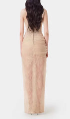 Anandi Mesh Corset Maxi Dress