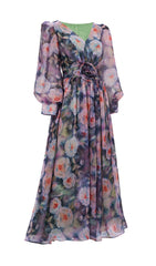 Feray Ethereal Floral Maxi Dress