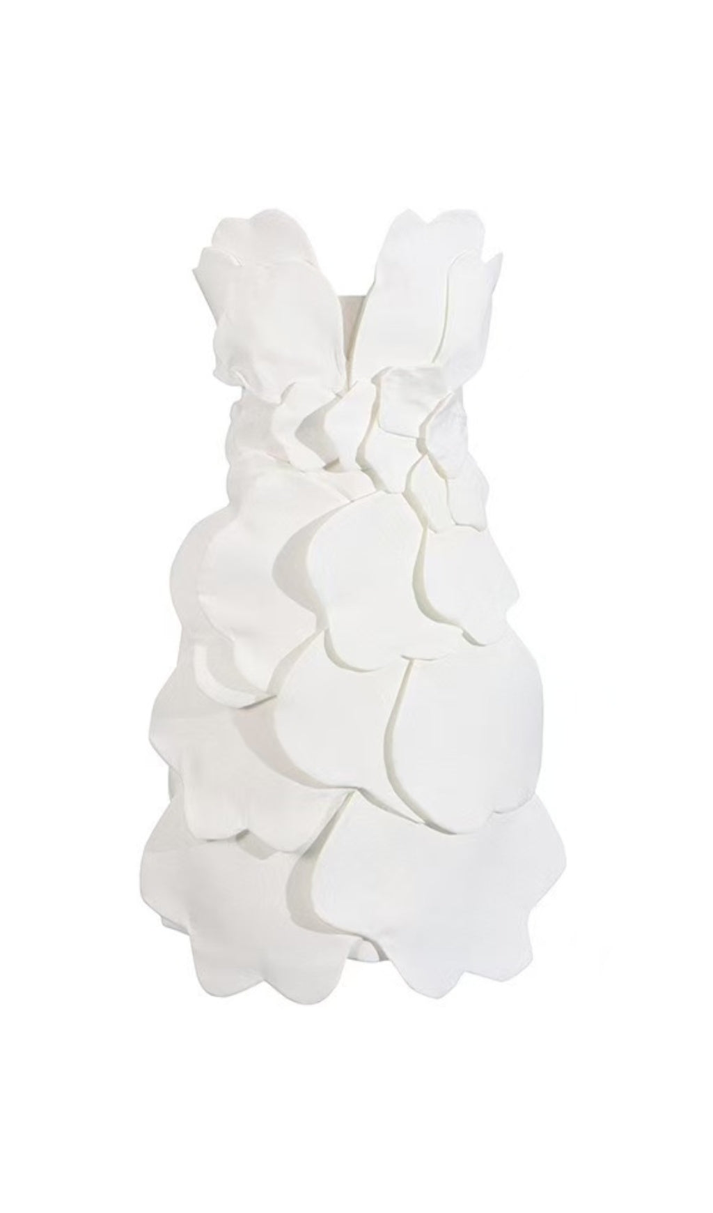 Statement Red Suede Strapless Mini Dress