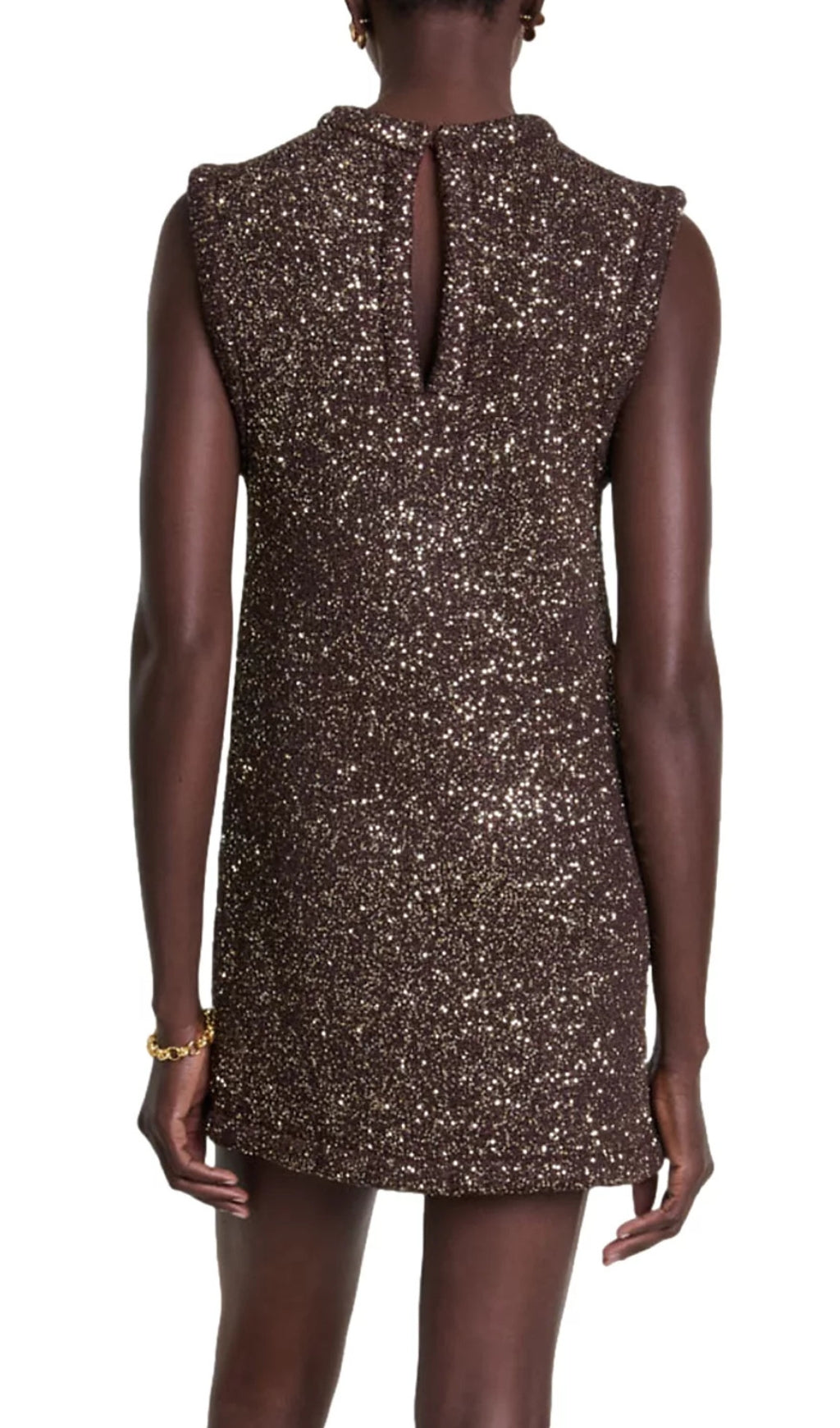 Raillette Glamour Sequin Knit Mini Dress