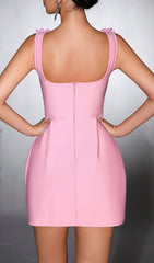Hadrien Pink Blossom Mini Dress