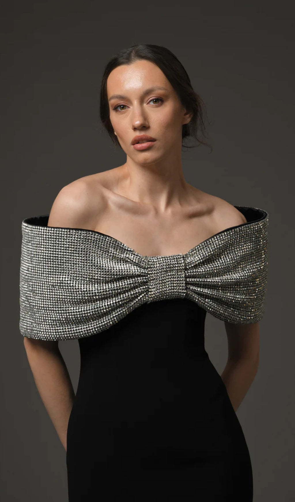 Dosia Dazzling Bow Maxi Dress