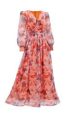 Ferial Women's Romantic Floral Maxi Dress