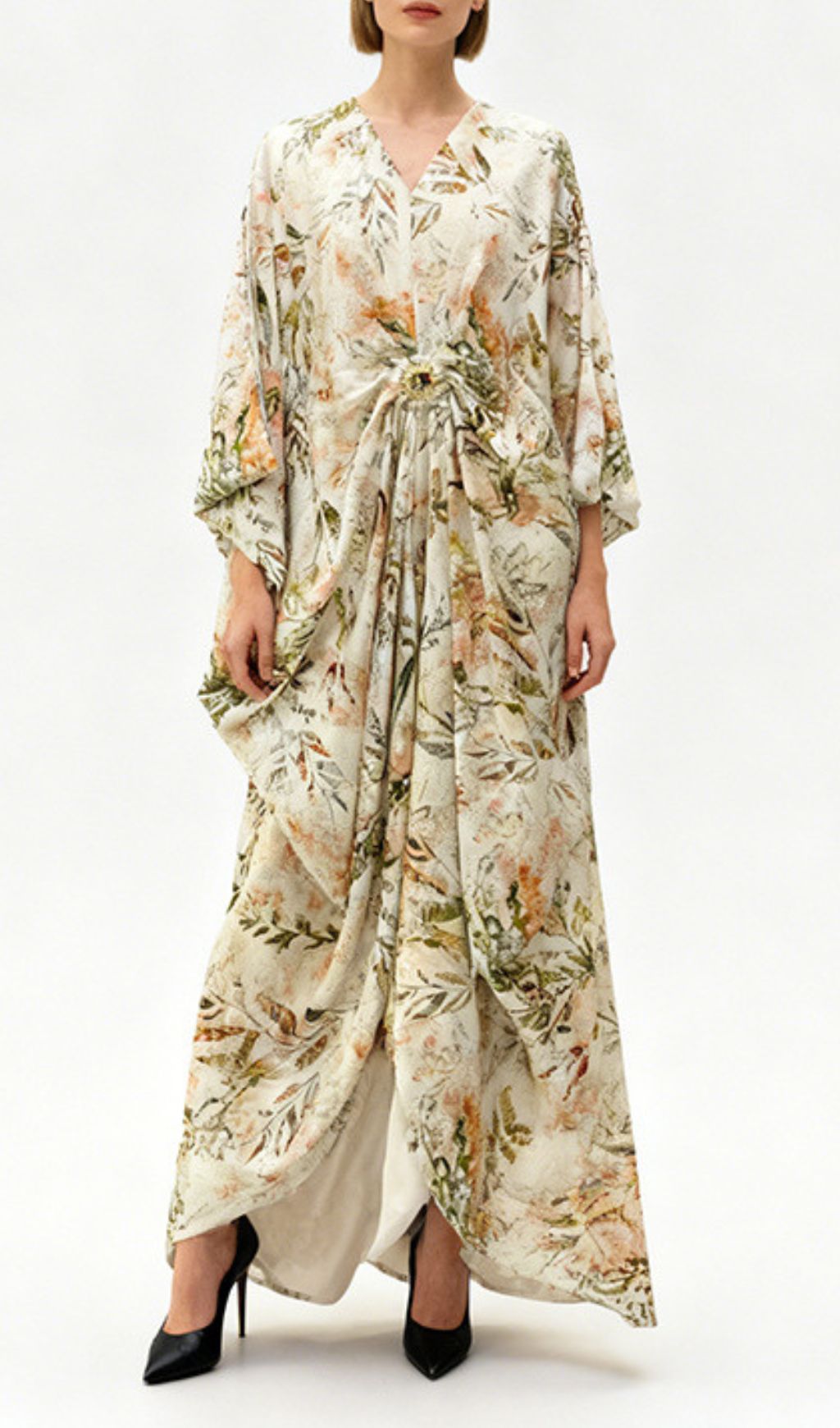 Jeanine Botanical Bloom Flowing Maxi Dress