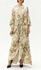 Jeanine Botanical Bloom Flowing Maxi Dress