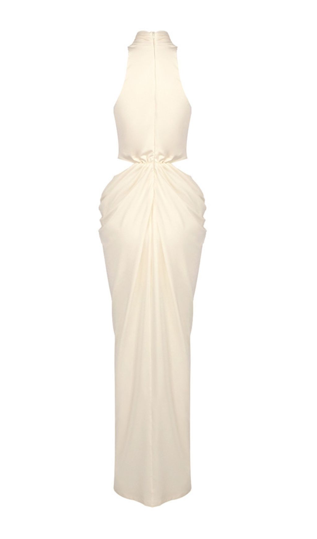 Jayme Halter Cutout Maxi Dress