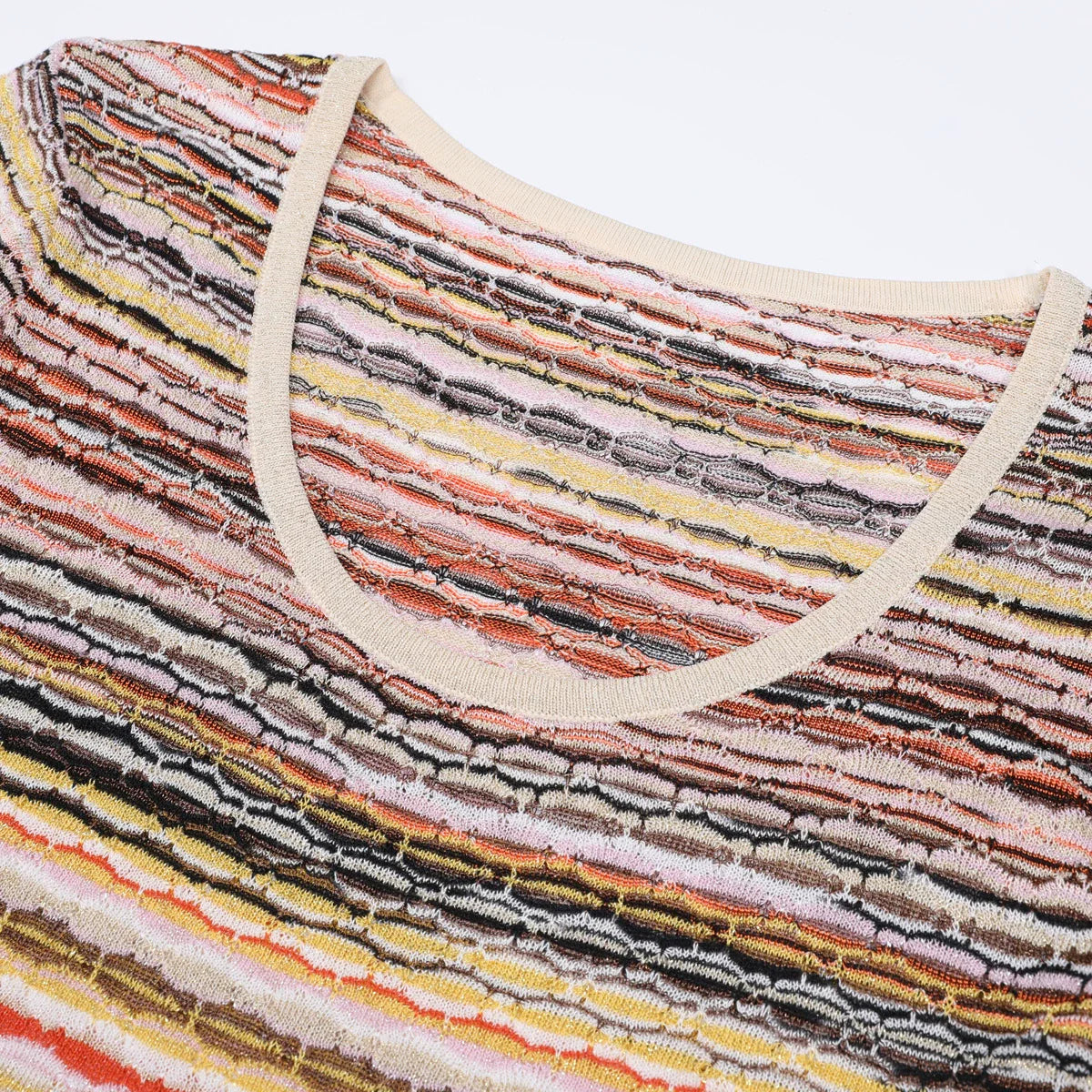 Julia Multi-Stripe Knit Maxi Dress