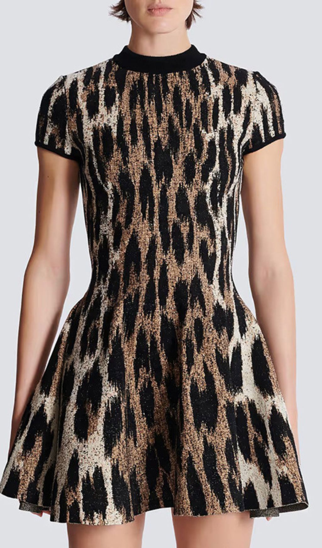 Ismerie Leopard Print Mini Dress for Women