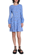 Rockichaine Pleated Mini Dress