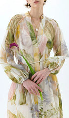 Ibis Floral Flowy Maxi Dress