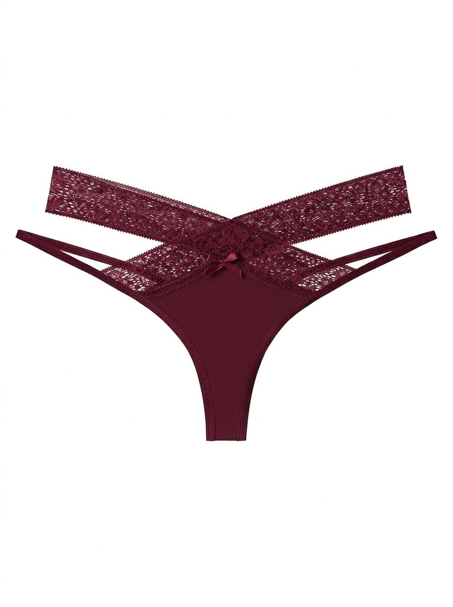 Strappy Side Lace Thong