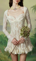 Laura Romantic Lace Mini Dress