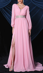 The Boheme Pink Pearl Maxi Dress