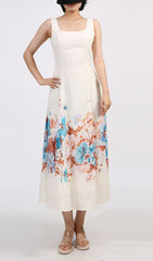 Genoveva Elegant Floral Midi Dress