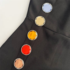 Gill Black Halter Maxi Dress