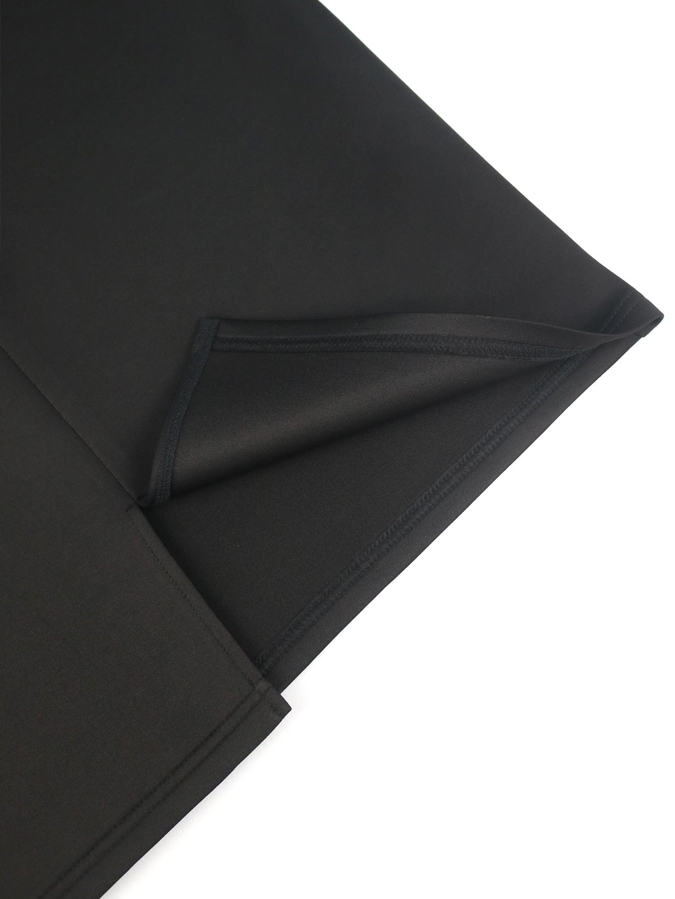 Bachue Black Strapless Midi Dress with Statement Pink Bow